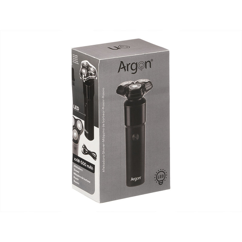 RASOIO 3 TESTINE FORMA NERA 500MAH USB