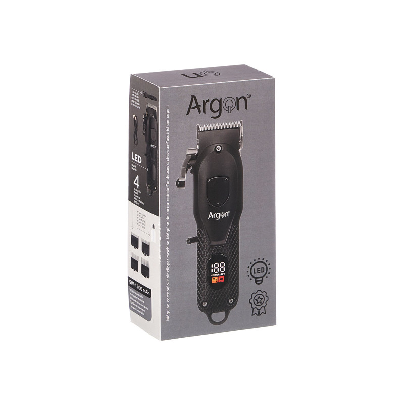 MAQUINA CORTAPELO PROF DIG 4 ACCES NEG 1200MAH USB