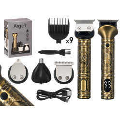 METAL HAIR CLIPPER STAND SET 13 ACCE 1500MAH USB C