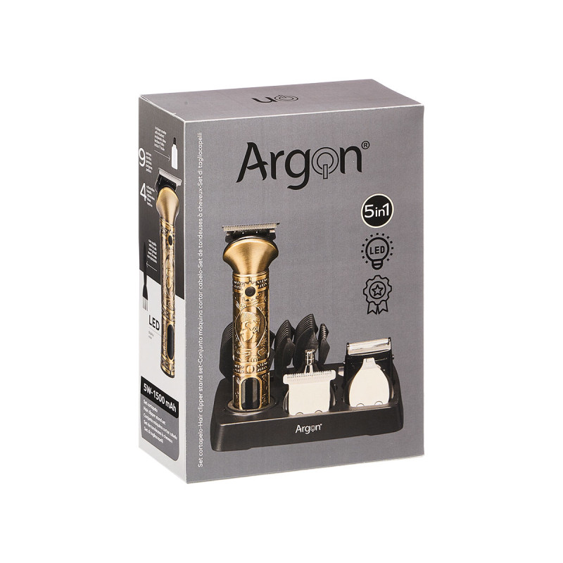 SET TAGLIACAPELLI METALLO 13 ACC SUPPORTO 1500
