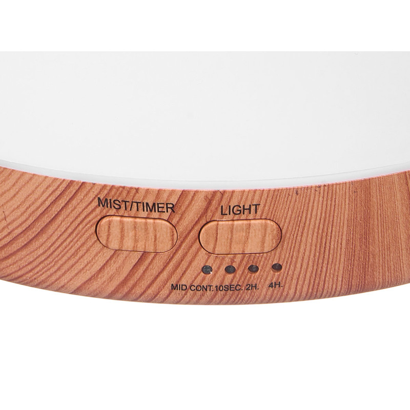 HUMIDIFICATEUR D'AIR A BASE BOIS FINITION LED 500M