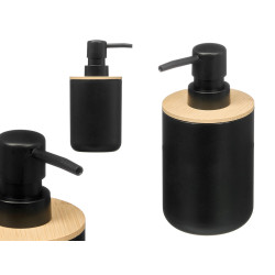 DOSIFICADOR PLASTICO BAMBU NEGRO