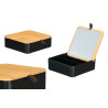 ORGANIZADOR PLASTICO ESPEJO BAMBU NEGRO