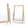 ESPELHO BAMBU SUPORTE METAL MENTA