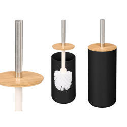 ESCOBILLERO PLASTICO BAMBU NEGRO