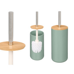 ESCOBILLERO PLASTICO BAMBU MENTA