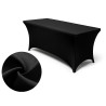 BLACK ADJUSTABLE TABLE COVER