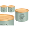 ASS BARATTOLI IMPILABILI COPERCHIO BAMBU 2 VERDE M