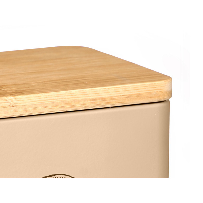BEIGE BAMBOO SALT CELLAR LID