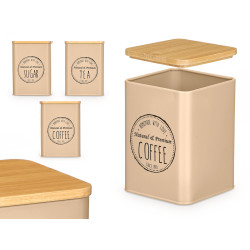 BARATTOLO COPERCHIO BAMBU BEIGE ASSORT 3
