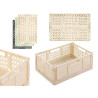 SCATOLA PIEGHEVOLE PLASTICA 30X20CM ASS 3 COL