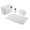 SET DA BAGNO 3 PEZZI BIANCO 