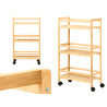 3 TIER NARROW KITCHEN CART