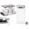 BARATTOLO ROTONDO BOROSILICATO 1,4L TAPPO ACCIAIO
