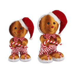 FIGURA BOLACHA GENGIBRE COM BENGALA DOCE 33CM