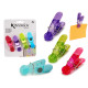 SET 4 PINZAS IMAN SURT COL