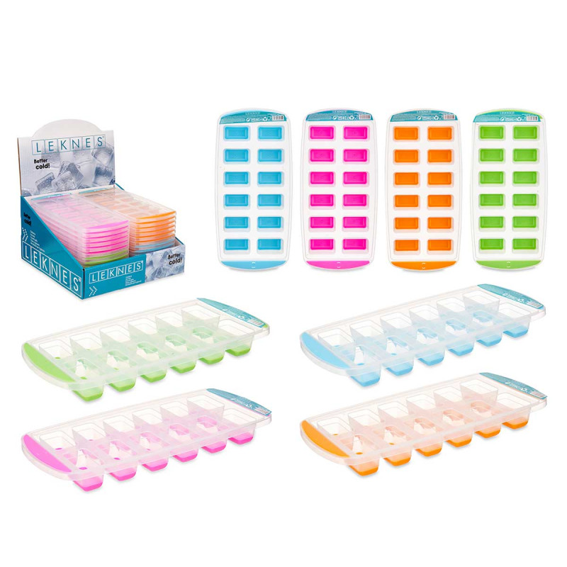 PLASTIC ICE TRAY CUBE RECTANGUL