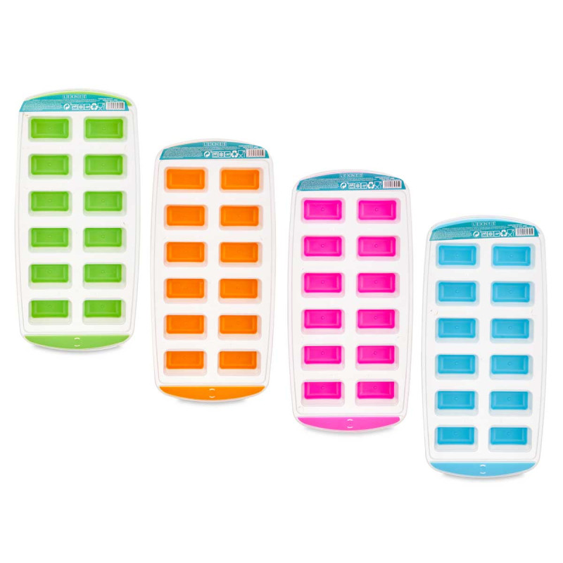 PLASTIC ICE TRAY CUBE RECTANGUL