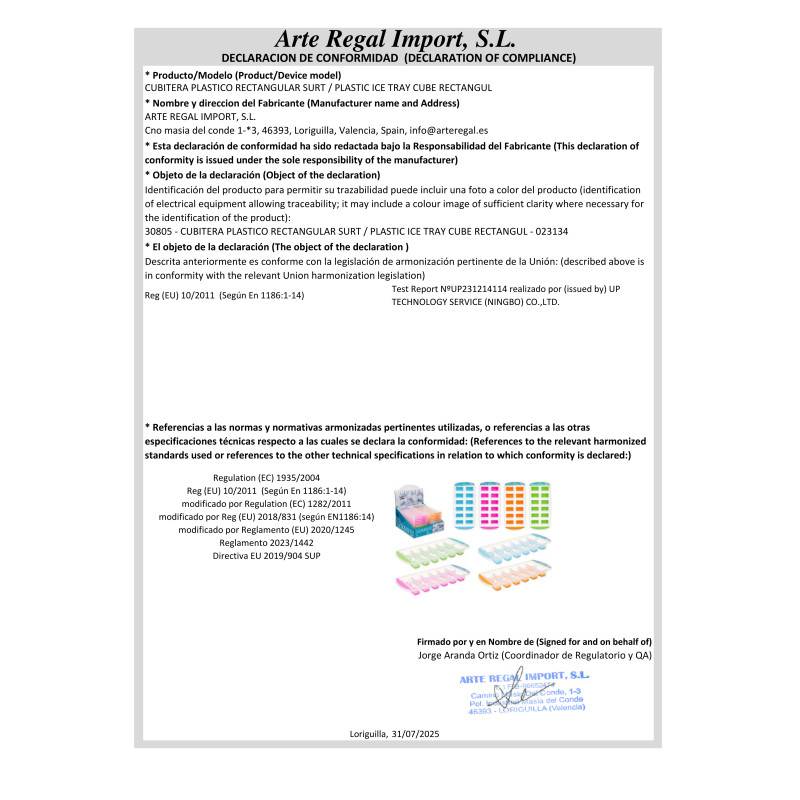 PORTA GELO PLASTICO RETANGULAR