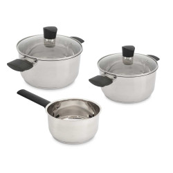 TREM DE COZINHA 5 PEÇAS EM AÇO