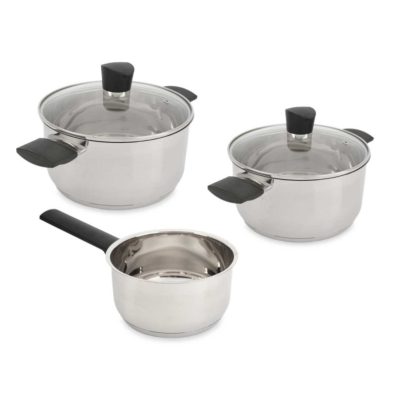 BATTERIE CUISINE ACIER 5 PCS 