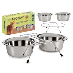 SET 2 CIOTOLE ACCIAIO ANIM DOMESTICO 400ML