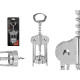 CHROME-PLATED CORKSCREW 147GR