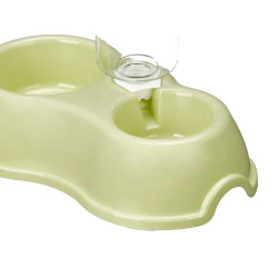 MANGIATOIA PLASTICA ABBEVERATOIO SEMPLICE MISTO 3