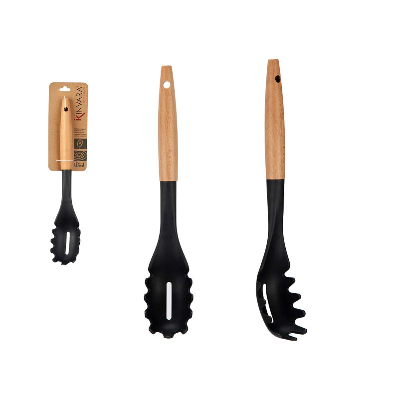 UTENSILIO PASTA COCINA MANGO MADERA