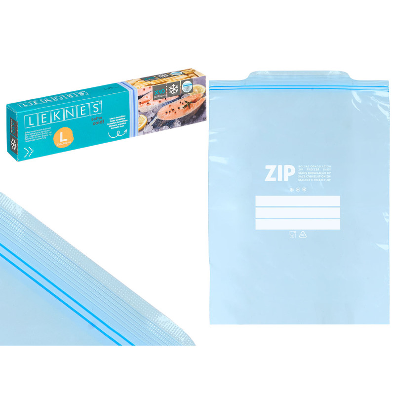 BORSA PORTAGELO ZIP 10 UNITA GRANDE 30X40+2CM