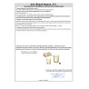 SET 6 BOUGIES VERRE CRISTAL VANILLIER