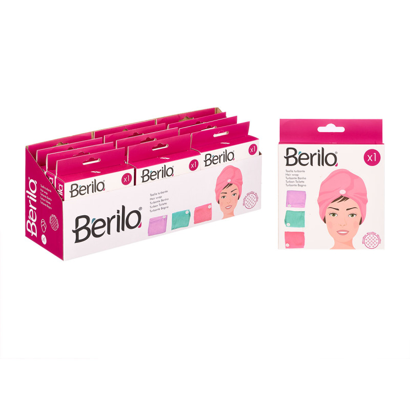 ASCIUGAMANO TURBANTE MICROFIBRA ASS 3
