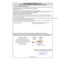 BOITE PERFORÉ POLYVNT COUVERCLE BAMBOU BLANC 22CM