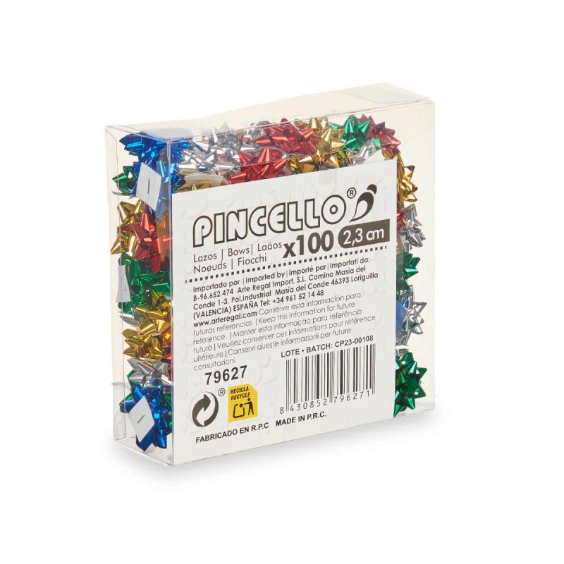 PVC 100 LAZOS BRILLO 2,3CM