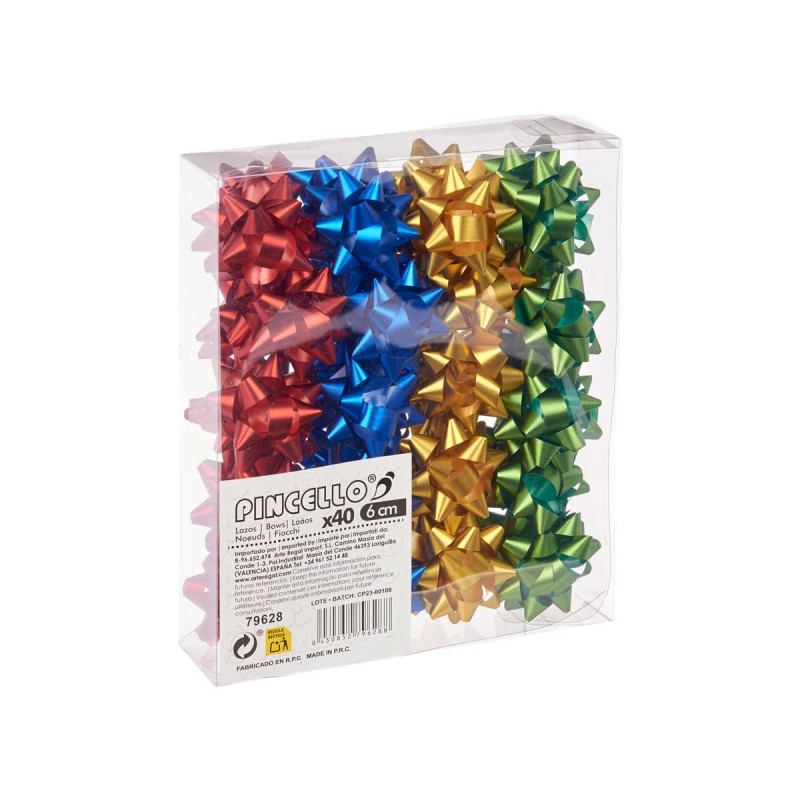 CONJ 40 LAÇOS FOSCO 6CM
