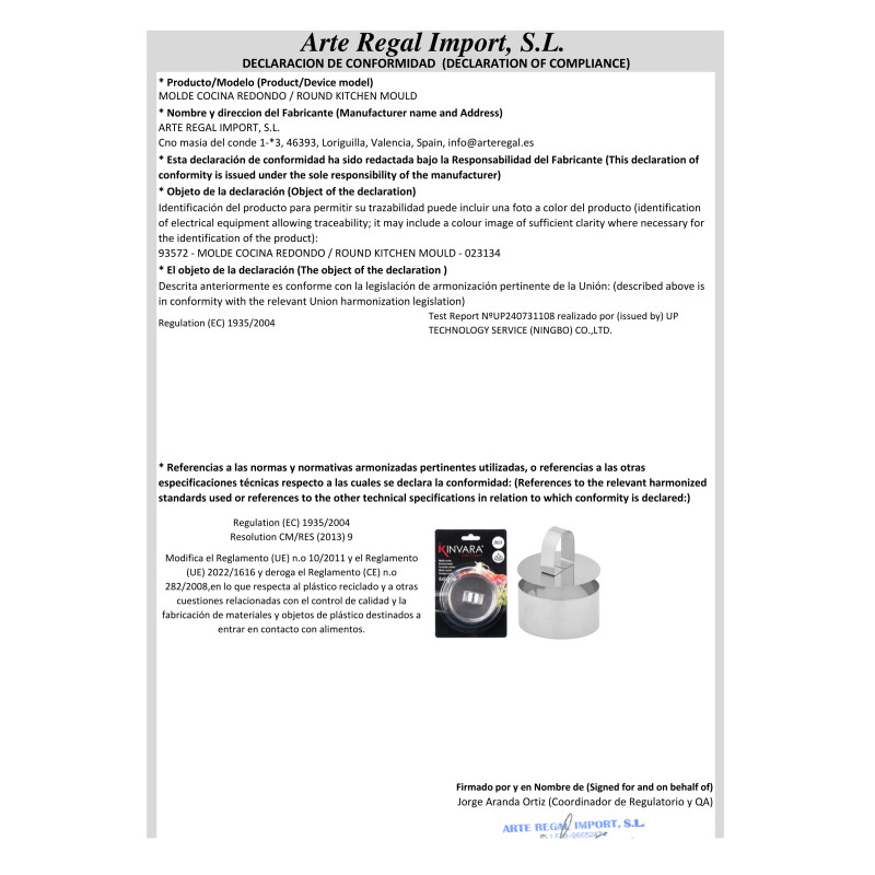 ROUND KITCHEN MOULD