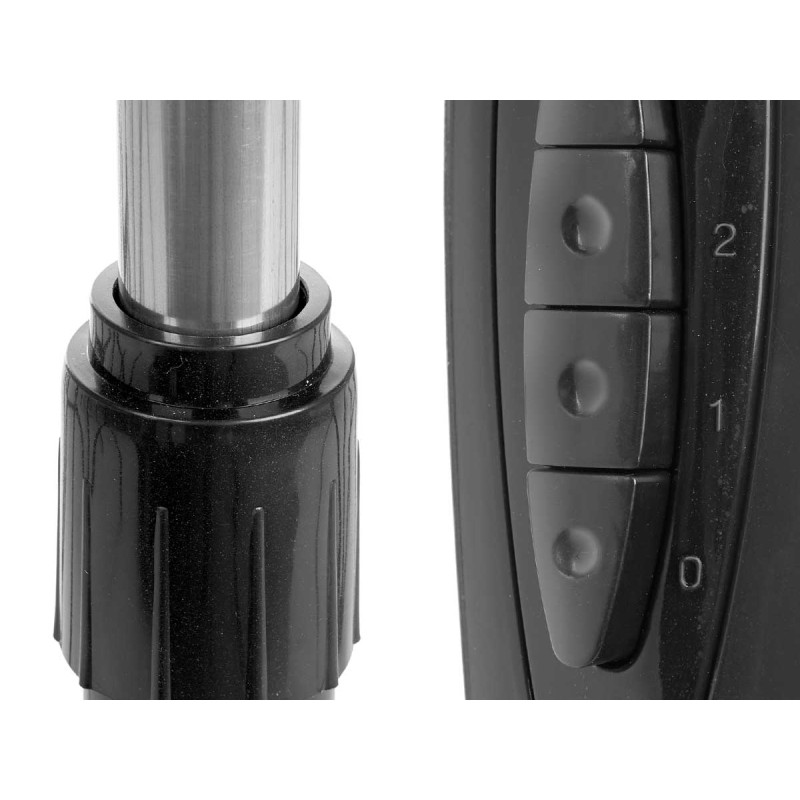 VENTILATORE DA TERRA NERO 45W