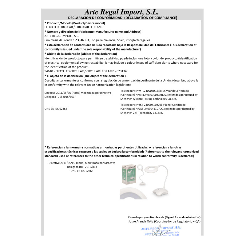 CIRCULAIRE FLEXIBLE LED
