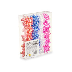 PVC 40 NOEUDS BRILLANTS COULEUR PASTEL 6CM