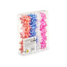 PVC 40 NOEUDS BRILLANTS COULEUR PASTEL 6CM