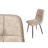 CHAISE LARGE GRIS BRUYÈRE