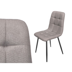 SILLA ANCHA LONETA GRIS