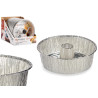 SET 4 TORTIERE DI ALLUMINIO FLAN PICCOLA