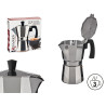 CAFETERA ALUMINIO 3 TAZAS CON ASA