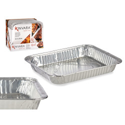 SET 3 BANDEJAS ALUMINIO RECTANGULAR GR