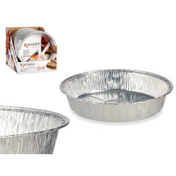 SET OF 6 ROUND ALUMINIUN TRAYS
