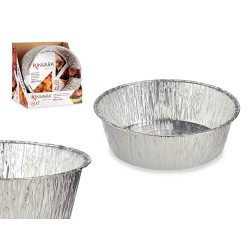 SET 2 BANDEJAS ALUMINIO REDONDAS GRANDES