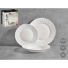 SET VAISSELLE RELIEF OPAL 18PCS