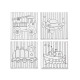 CRAFT CANVAS 25X25CM VEHICLES ASSORT 4
