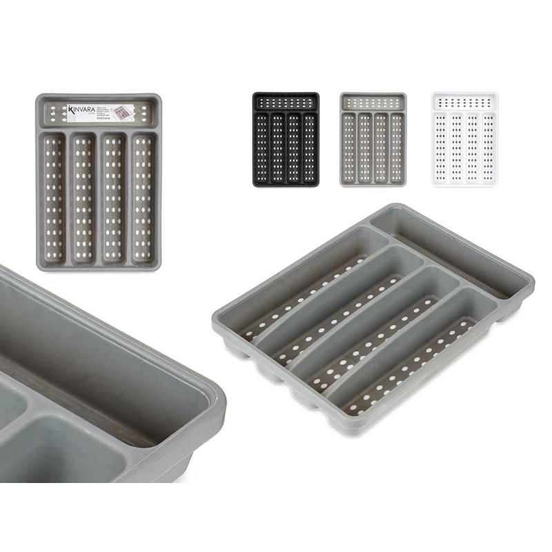 CUBERTERO PLASTICO 5 DEPARTAMENTOS SURT